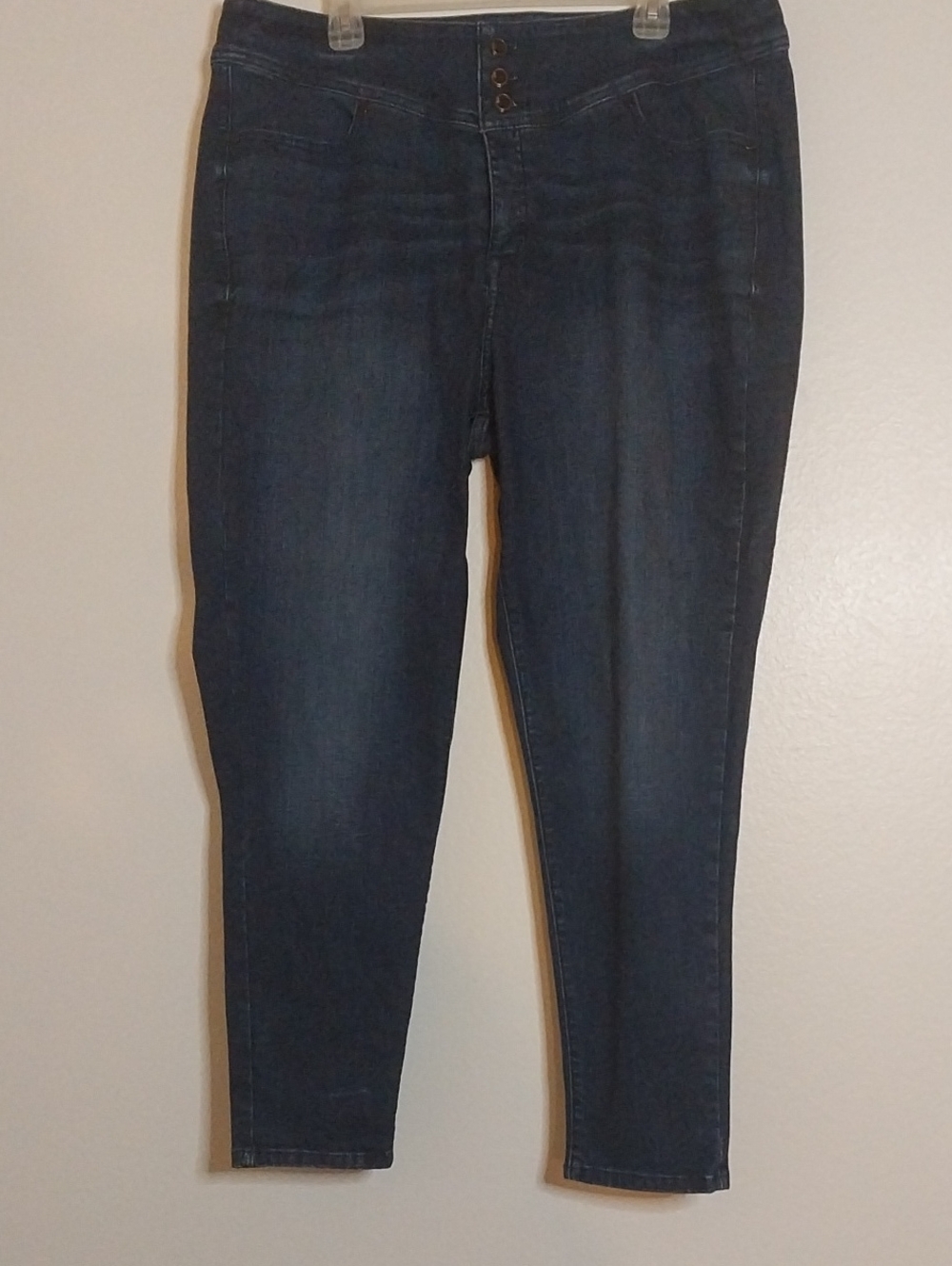 Lane Bryant Dark Blue Skinny Jeans